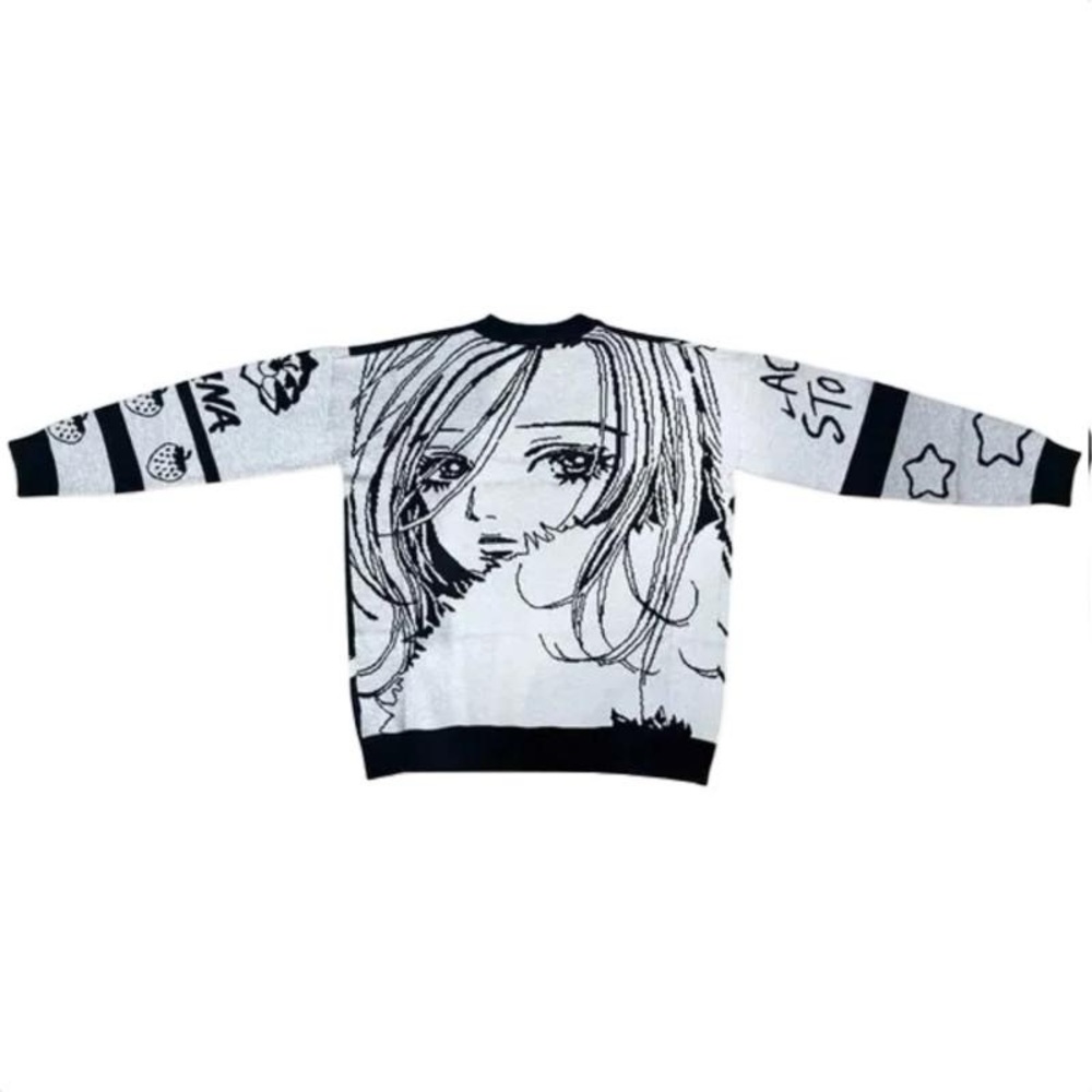 Nana Hachi Anime Knitted Black Stones Manga Sweater Osaki Shoujo Unisex Sweaters - Picture 3 of 4